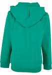 BuildYourBrand Bio-Baumwoll Kapuzenpullover mit Reißverschluss, Heather Grey 134/140, BY188 – Bild 4