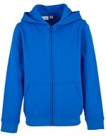 Bio-Baumwoll Kapuzenpullover mit Reißverschluss – Intense Blue
