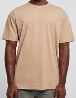 BuildYourBrand Acid Washed Oversize T-Shirt 240 g/m², Asphalt M, BY189 – U. Beige