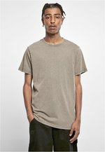 BuildYourBrand Acid Washed Rundhals-T-Shirt aus Baumwolle, Baltic Blue XS, BY190 – Bild 1