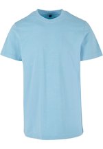 BuildYourBrand Acid Washed Rundhals-T-Shirt aus Baumwolle, Baltic Blue XS, BY190 – Bild 3