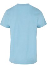 BuildYourBrand Acid Washed Rundhals-T-Shirt aus Baumwolle, Baltic Blue XS, BY190 – Bild 4