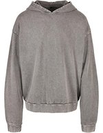 BuildYourBrand Acid Washed Oversize Hoody aus Baumwolle, Asphalt M, BY191 – Bild 2