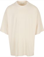 BuildYourBrand Übergroßes T-Shirt aus 100% Baumwolle, Light Asphalt 5XL, BY193 – Blanc Sable
