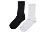 BuildYourBrand Crew-Socken mit elastischen Rippbündchen, White 35-38, BY201 – Bild 1