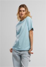 BuildYourBrand Oversize Damen T-Shirt mit Rundhalsausschnitt, White Sand XL, BY211 – Bild 1