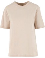BuildYourBrand Oversize Damen T-Shirt mit Rundhalsausschnitt, White Sand XL, BY211 – Cloud