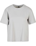 BuildYourBrand Oversize Damen T-Shirt mit Rundhalsausschnitt, White Sand XL, BY211 – Chiaro Asfalto