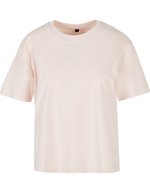 BuildYourBrand Oversize Damen T-Shirt mit Rundhalsausschnitt, White Sand XL, BY211 – Rosa