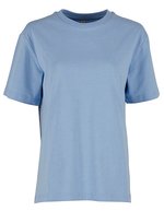 BuildYourBrand Oversize Damen T-Shirt mit Rundhalsausschnitt, White Sand XL, BY211 – Azzurro polvere