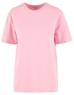 BuildYourBrand Oversize Damen T-Shirt mit Rundhalsausschnitt, White Sand XL, BY211 – Morbido Rosa