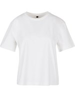 BuildYourBrand Oversize Damen T-Shirt mit Rundhalsausschnitt, White Sand XL, BY211 – Bianco