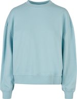 BuildYourBrand Oversized Crewneck Sweatshirt 300g/m² für Damen – Ocean Blue