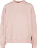 BuildYourBrand Oversized Crewneck Sweatshirt 300g/m² für Damen – Pink