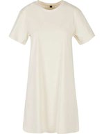 BuildYourBrand Tee-Kleid mit Rundhalsausschnitt für Damen – White Sand