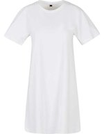 BuildYourBrand Tee-Kleid mit Rundhalsausschnitt für Damen – White