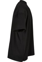 BuildYourBrand Oversized T-Shirt mit Mock Neck für Herren, Black 3XL, BY230 – Bild 6