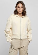 BuildYourBrand Oversized Zip-Jacket mit Kapuze, White Sand XL, BY237 – Bild 1