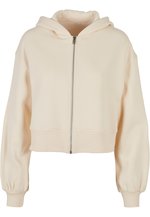 BuildYourBrand Oversized Zip-Jacket mit Kapuze, White Sand XL, BY237 – Bild 3