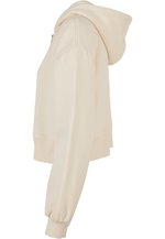 BuildYourBrand Oversized Zip-Jacket mit Kapuze, White Sand XL, BY237 – Bild 5
