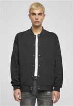 BuildYourBrand Männer Heavy Tonal College Jacke, Black XS, BY242 – Bild 1