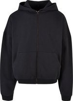 BuildYourBrand 90er Jahre Zip Hoody, Black 3XL, BY254 – Bild 3