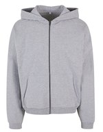 BuildYourBrand 90er Jahre Zip Hoody, Black 3XL, BY254 – Chine Gris