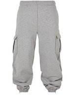 BuildYourBrand 90er Jahre Cargo-Hose mit Taschen in, Black XS, BY258 – Heather Grey