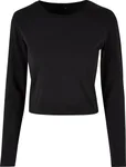 BuildYourBrand T-shirt court manches longues pour Femme, Black S, BY261 – image 3