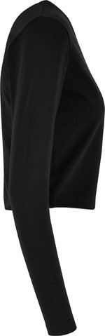BuildYourBrand Bauchfreies Damen Longsleeve T-Shirt, Black S, BY261 – Bild 6