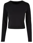 BuildYourBrand T-shirt court manches longues pour Femme, Black S, BY261 – image 1
