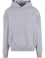 BuildYourBrand Ultra Heavy Oversized Kapuzenpullover Fleece – Heather Grey