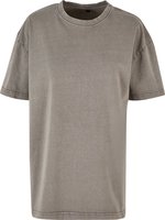 BuildYourBrand Oversized Acid Wash T-Shirt Baumwolle, Asphalt XS, BY270 – Bild 2