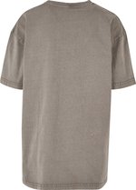 BuildYourBrand Oversized Acid Wash T-Shirt Baumwolle, Asphalt XS, BY270 – Bild 3