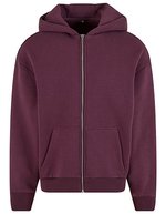 Fluffy Zip Hoody – Prune Violet