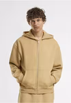 Fluffy Zip Hoody – U. Beige