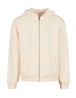 Fluffy Zip Hoody – Blanc Sable