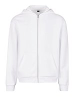 Fluffy Zip Hoody – Blanc