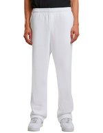 Fluffy Track Sweatpants – White