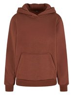 Ladies Fluffy Hoody – Chocolate Brown