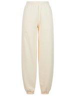 Ladies Fluffy Sweatpants – White Sand