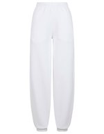 Ladies Fluffy Sweatpants – White