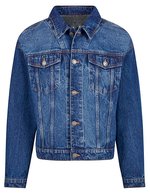Heavy Ounce Boxy Denim Jacket – New Mid Blue Washed