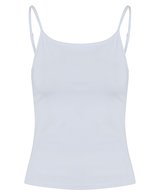 Ladies Stretch Jersey Short Slim Top – Bianco