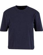 Sorona® Ladies Regular Boxy Tee – Navy