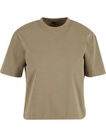 Sorona® Ladies Regular Boxy Tee – Pale Olive