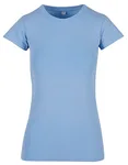 Ladies Basic Stretch Tee – Powder Blue