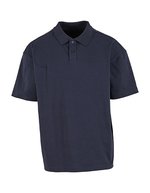 Oversized Polo Shirt – Navy