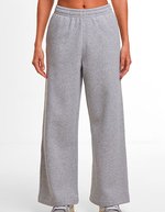Ladies Wideleg Sweatpants – Melange Grigio