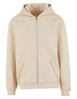 Loose Fit Zip Hoody – Sabbia